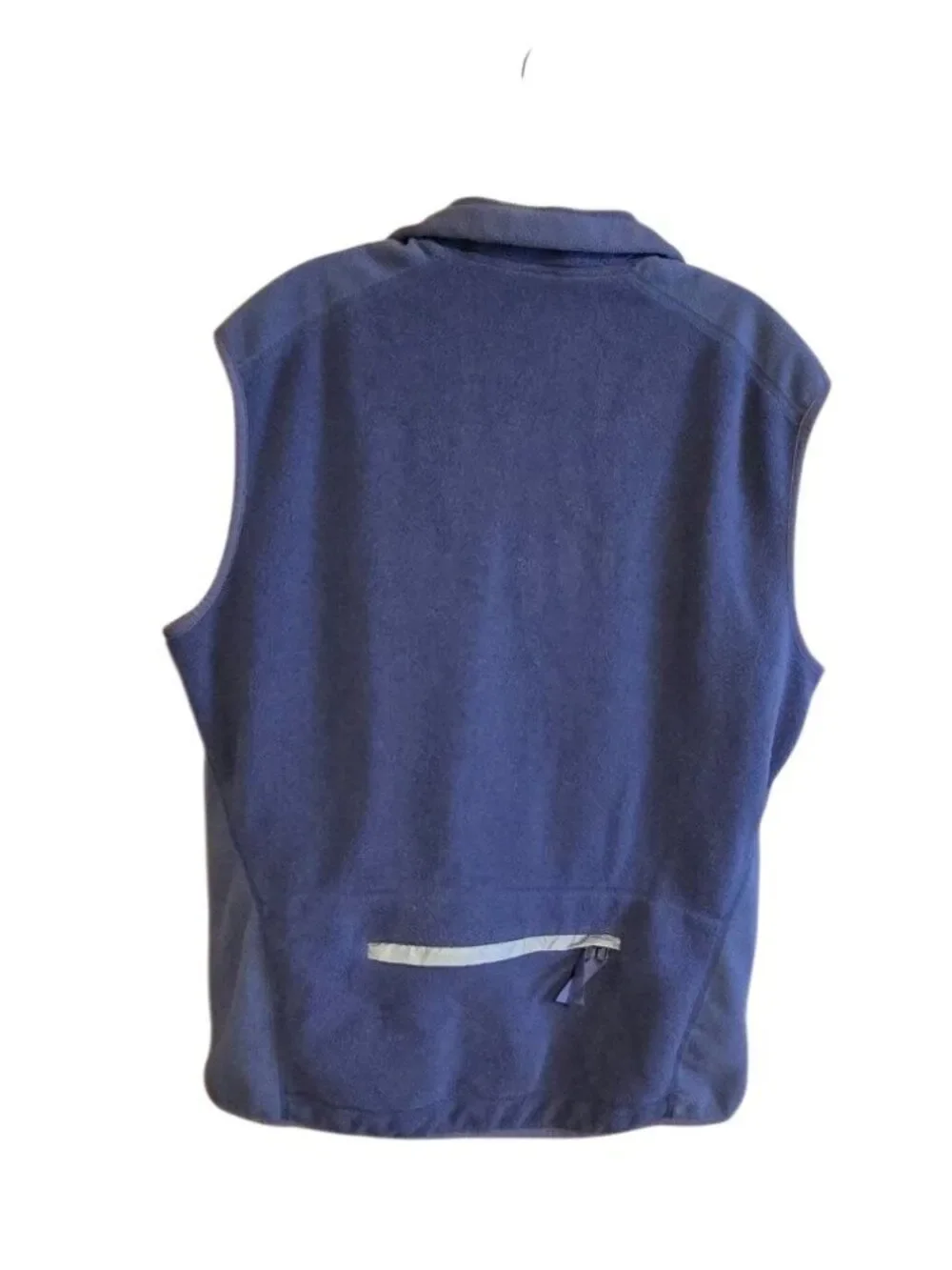 Vintage Patagonia Fleece Zip Vest Large Made In USA Blue Outerwear